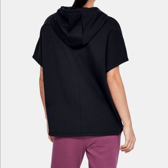 Under Armour Double Knit Short Sleeve Hooded Tunic - Picture 2 of 9